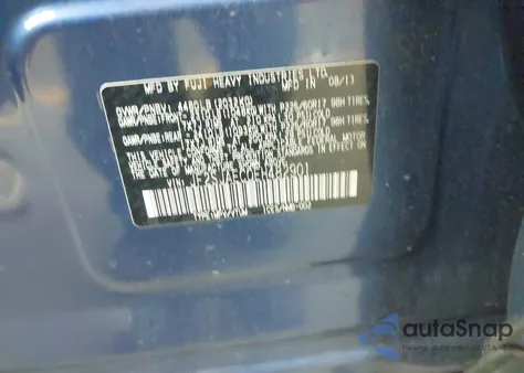 2014 Subaru Forester 2.5I Premium z USA, uszkodzony, nr VIN JF2SJAEC0EH482901